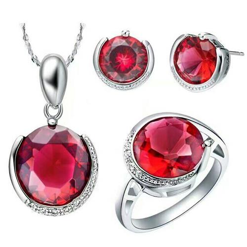 wholesale new style silver jewelry sets 3pcs from China factory