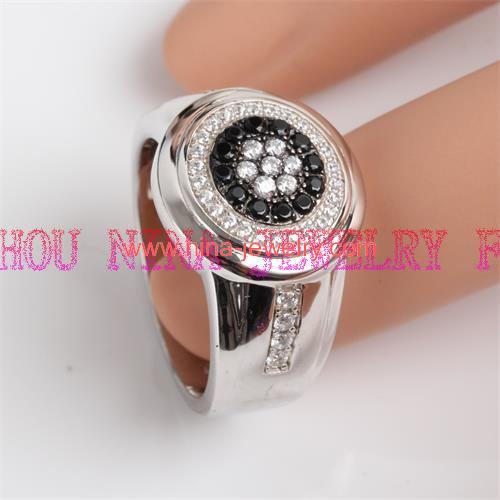 luxury man's ring silver ring wholesale from China factory