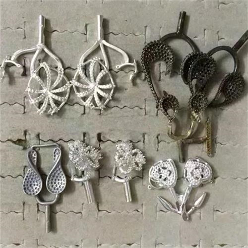 Silver earrings model 10